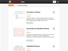 Tablet Screenshot of marketingrack.com.au